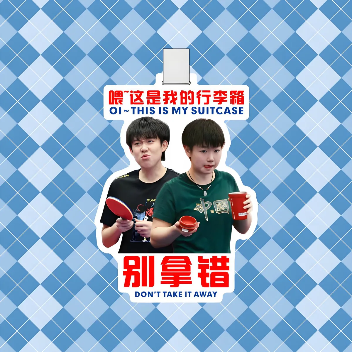 河北广安动漫文创定制 行李牌