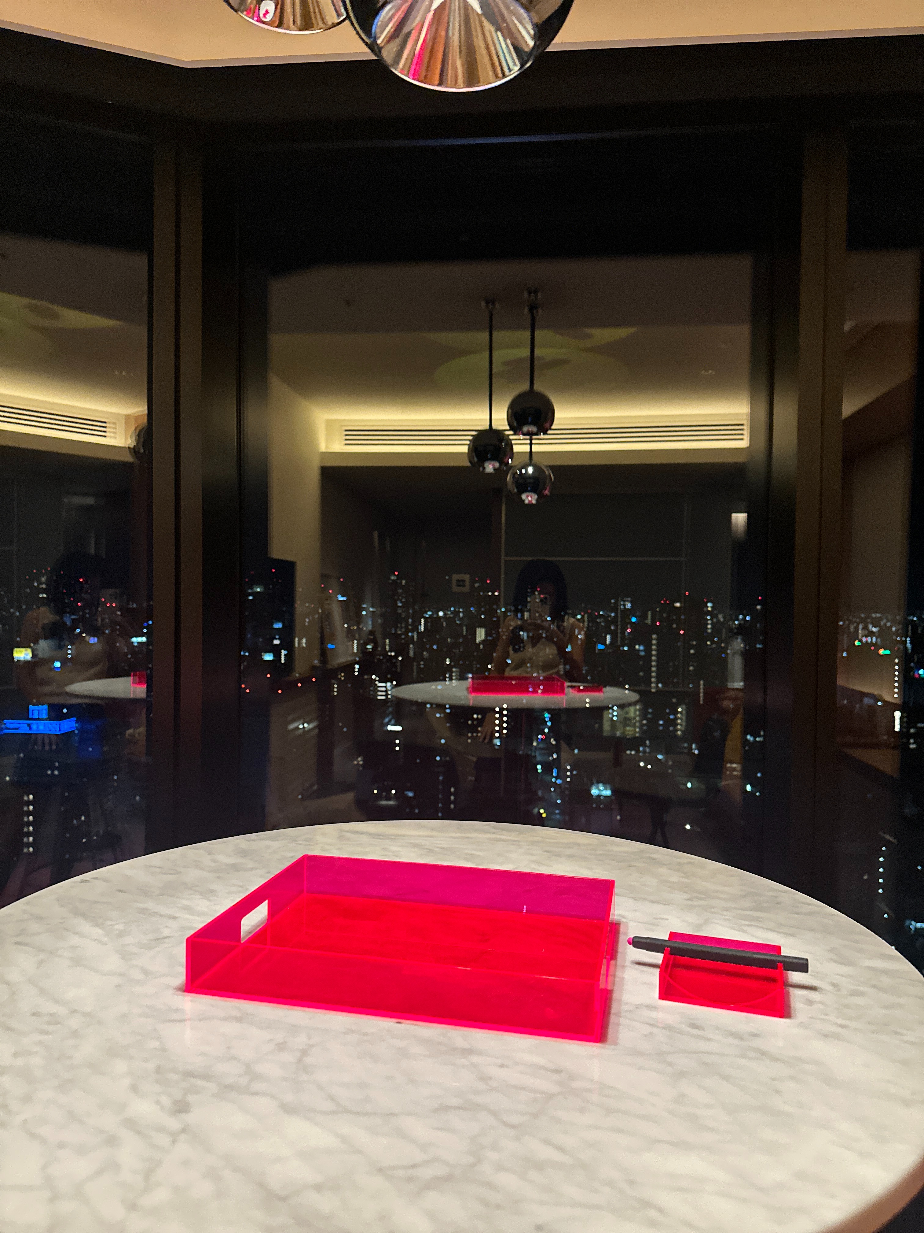 河北广安家居定制 亚克力荧光色收纳盒